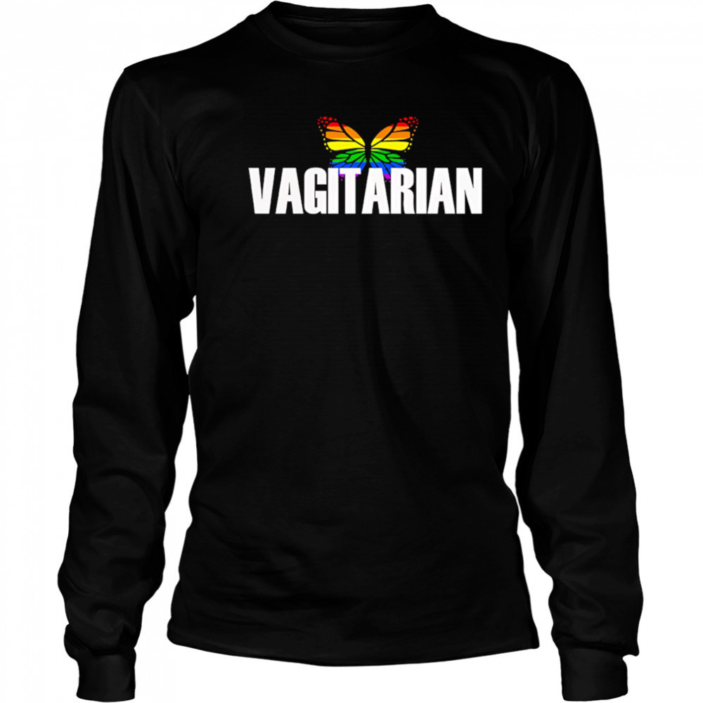 Vagitarian Pride shirt Long Sleeved
