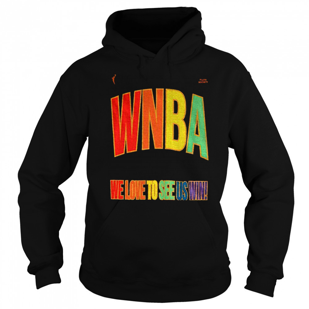 WNBA Pride logo Pride Month we love to see us win shirt Sweatshirt
