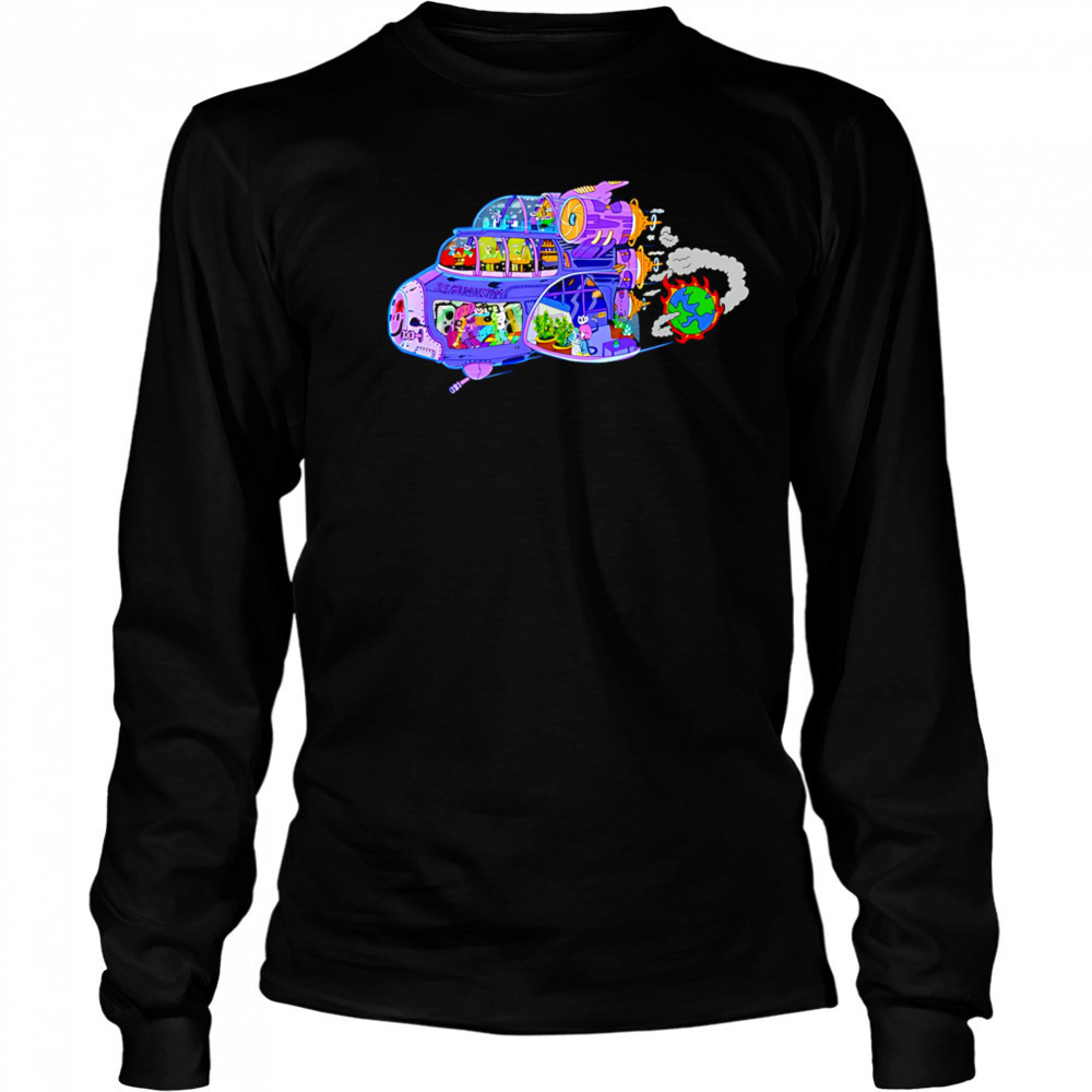 Yoooo Star Monster Crunchifam shirt Long Sleeved