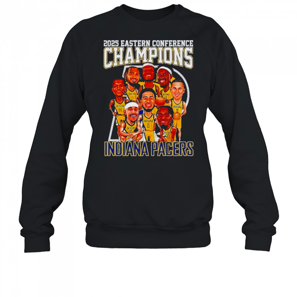 2025 Eastern Conference Champions Indiana Pacers cartoon shirt Sweatshirt