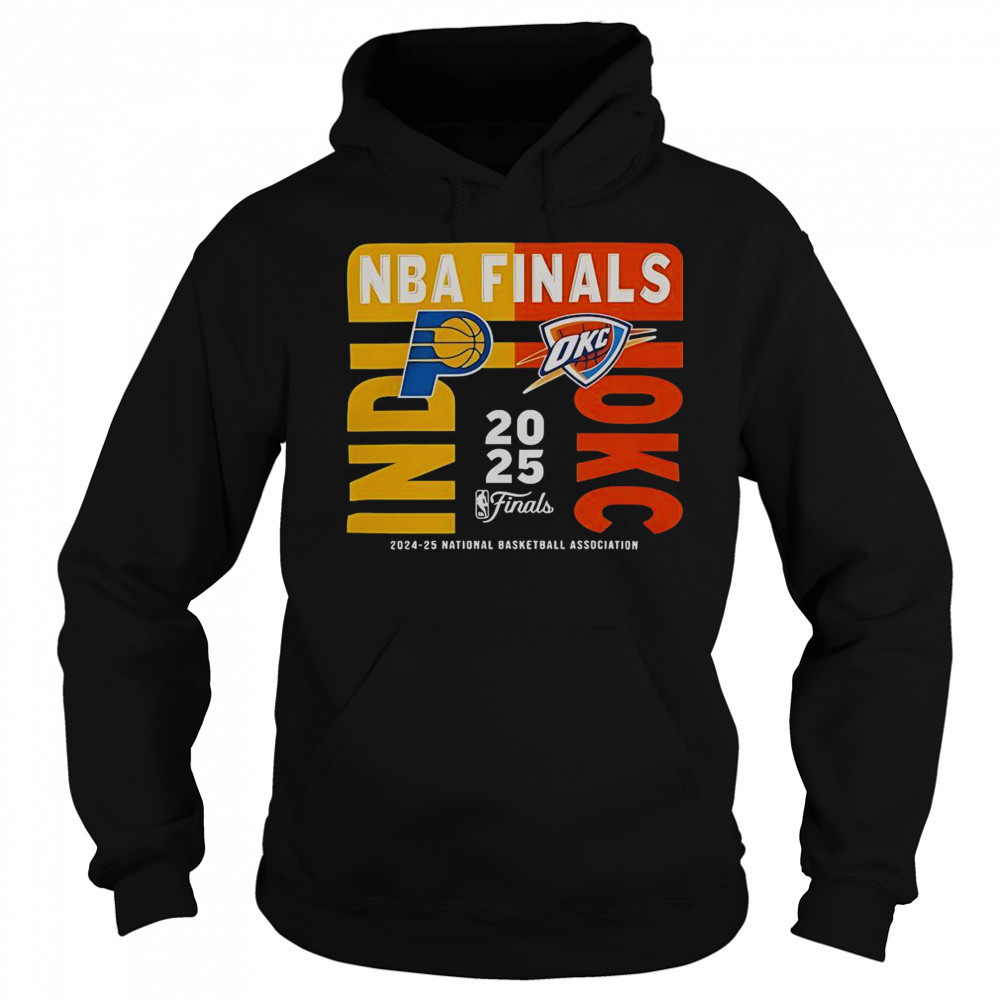 2025 NBA Finals Matchup Indiana Pacers Vs OKC Thunder T-Shirt Sweatshirt