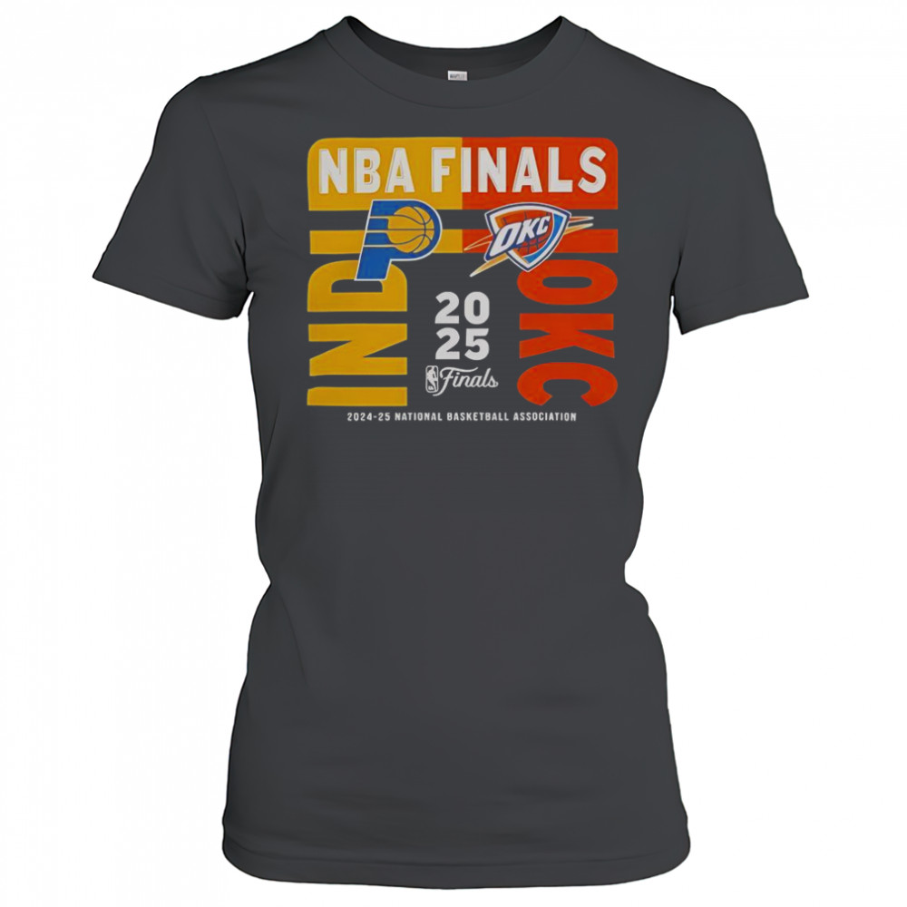2025 NBA Finals Matchup Indiana Pacers Vs OKC Thunder T-Shirt Women's T-shirt