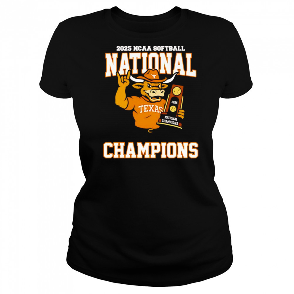 2025 NCAA Softball National Champions Texas Longhorns mascot shirt Women's T-shirt