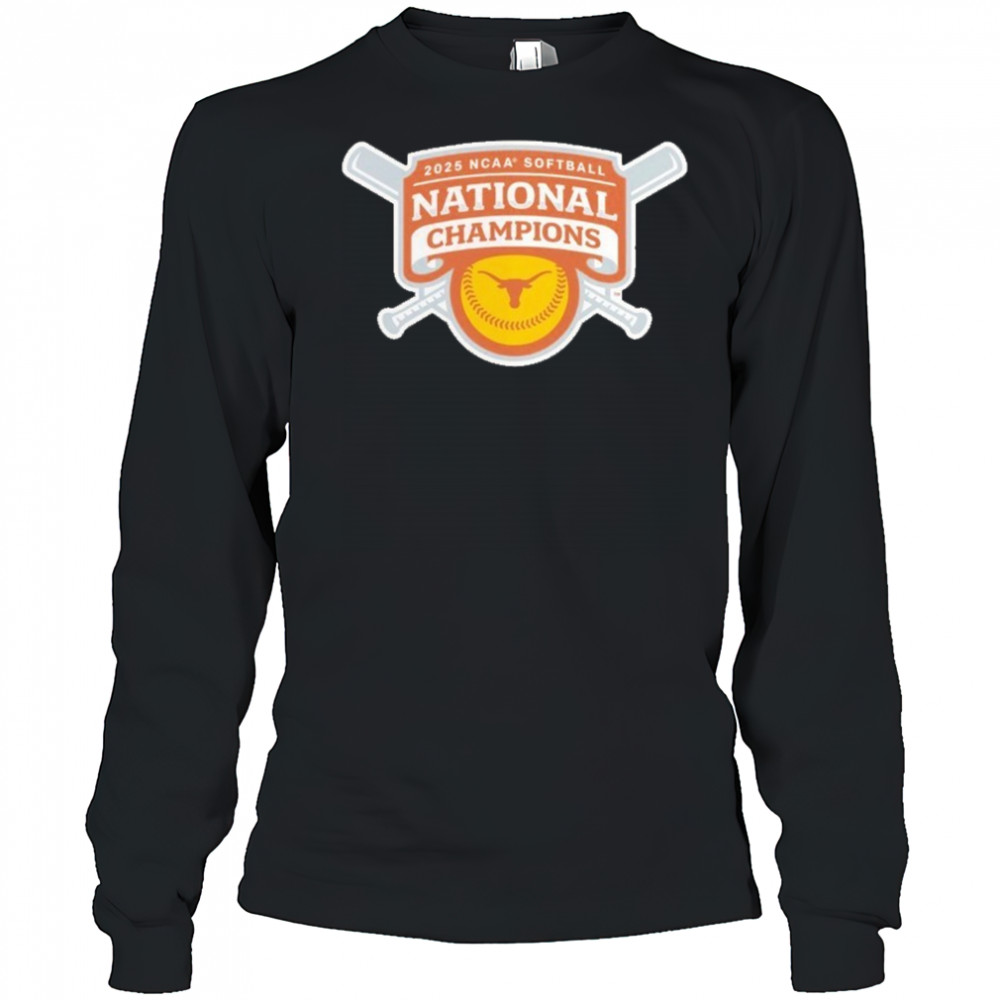 2025 Texas Orange Texas Longhorns 2025 NCAA Softball Women’s College World Series Champions T-Shirt Long Sleeved