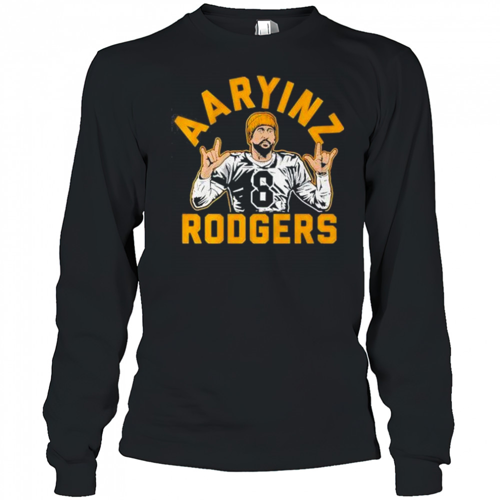 AarYinz Aaron Rodgers Pittsburgh Steelers Football shirt Long Sleeved