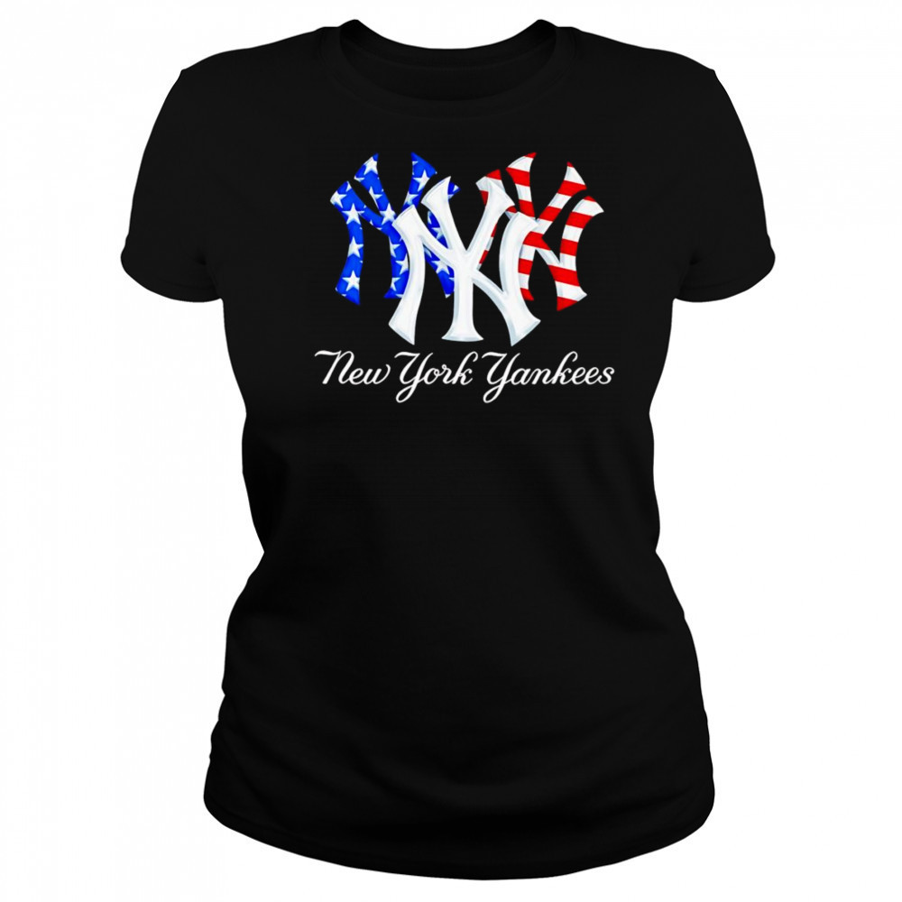American flag New York Yankees shirt Women's T-shirt