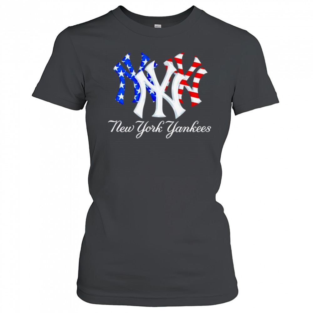 American flag New York Yankees shirt Women's T-shirt