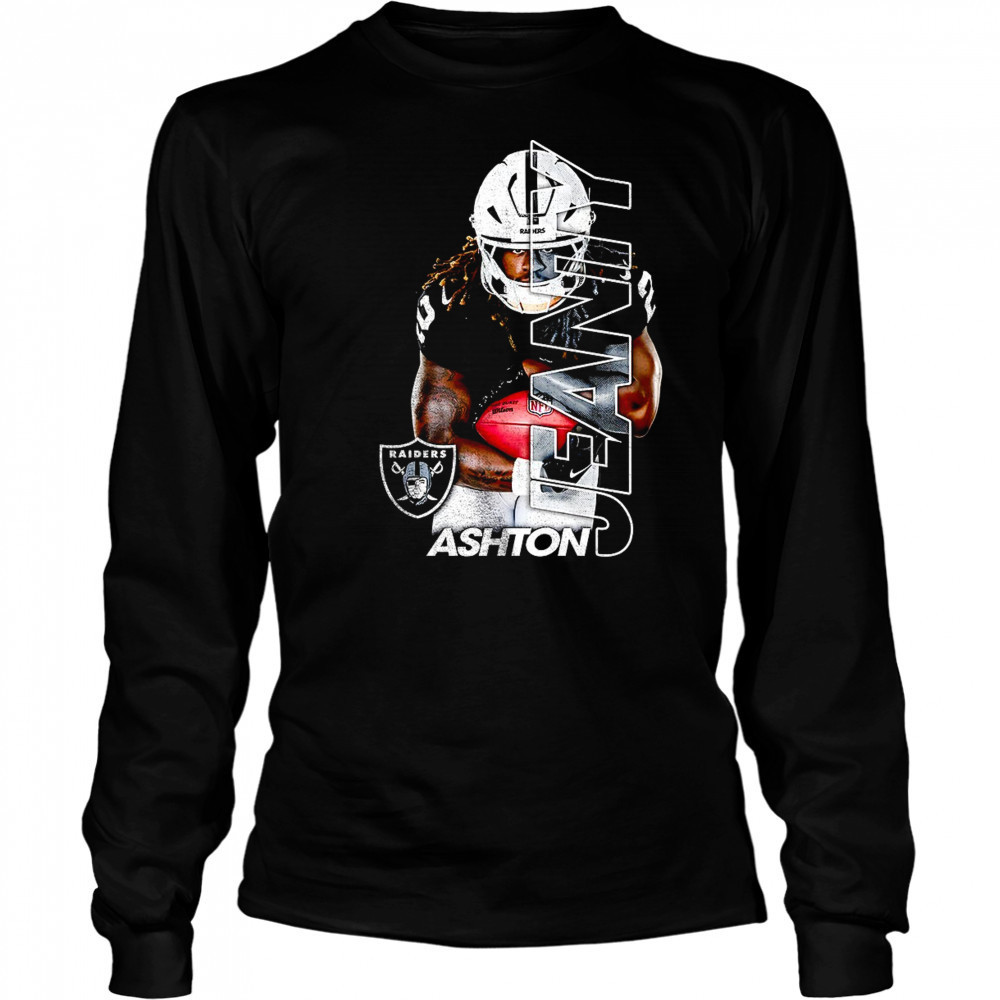 Ashton Jeanty Las Vegas Raiders NFL player 2025 shirt Long Sleeved