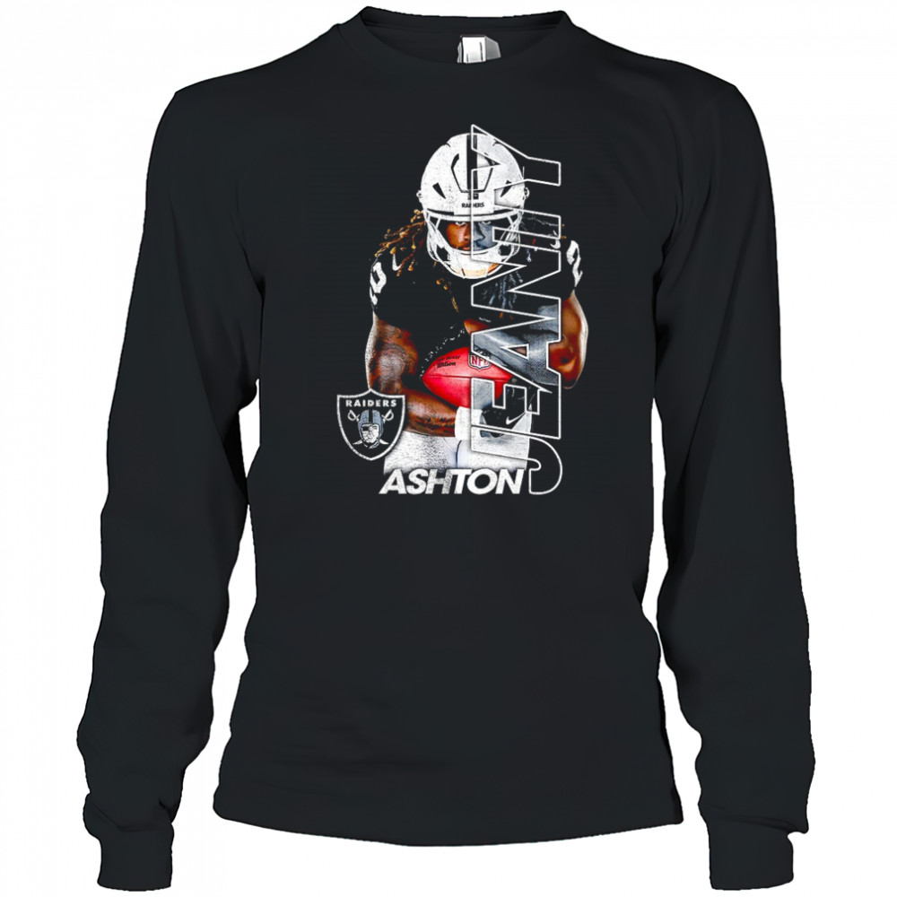 Ashton Jeanty Las Vegas Raiders NFL player 2025 shirt Long Sleeved