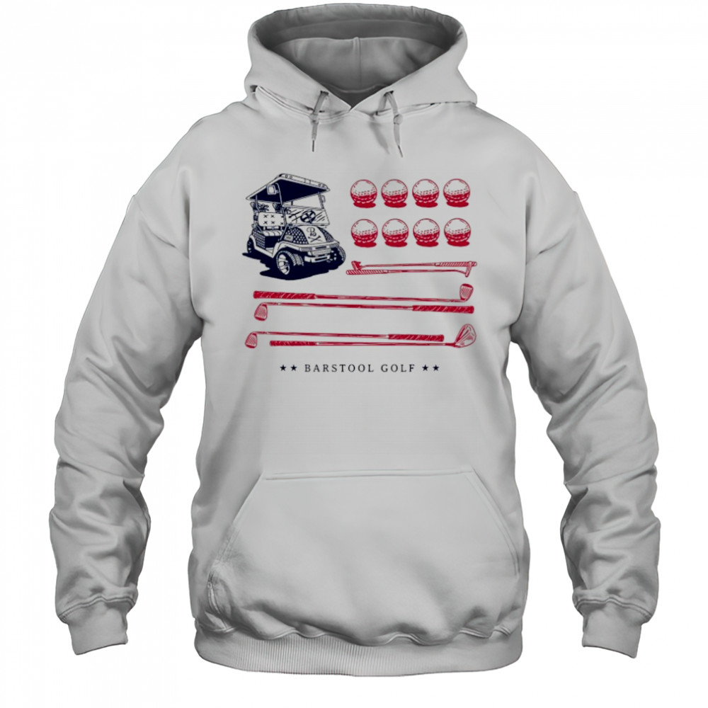 Barstool Golf Cart Flag T-shirt Hoodie