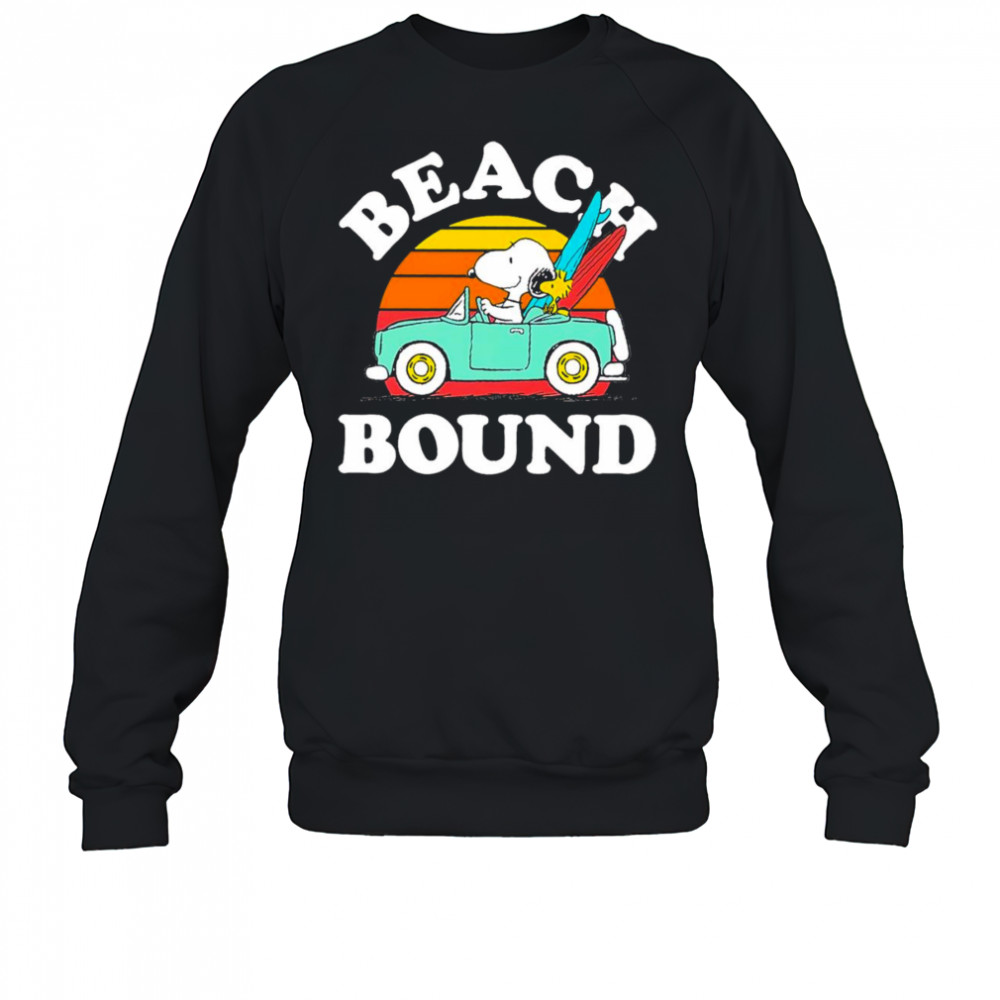 Beach bound Snoopy and Woodstock retro shirt Sweatshirt