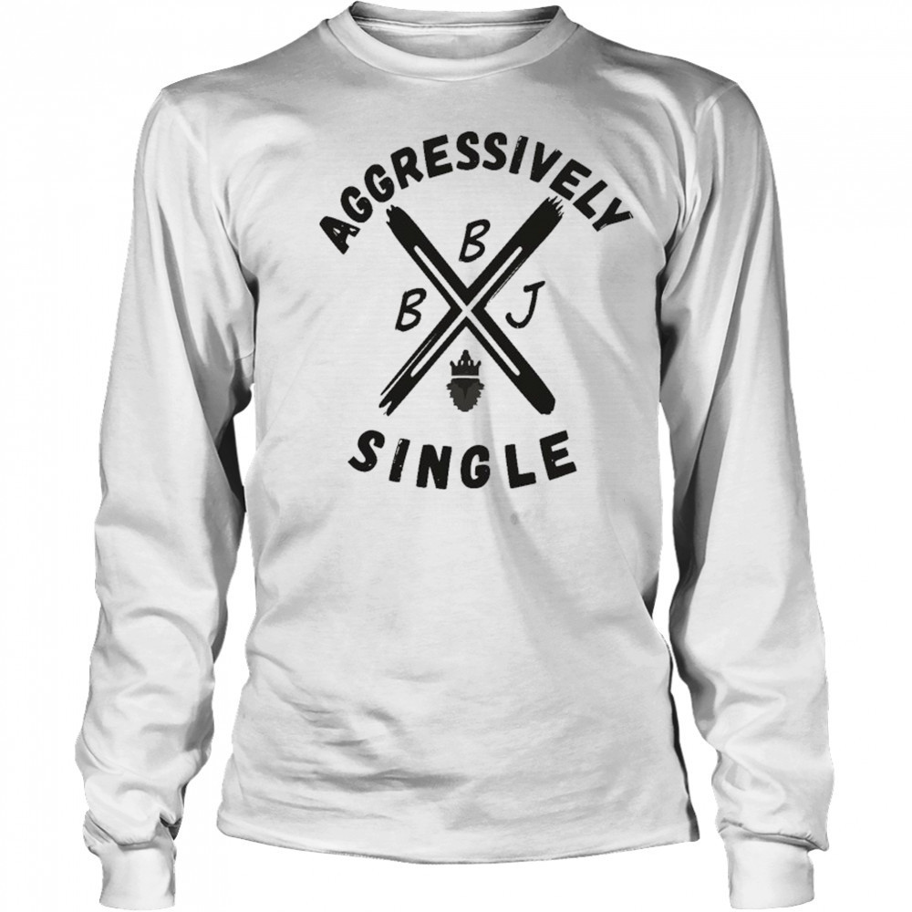 Beingjustjohn Aggressively Single T-shirt Long Sleeved