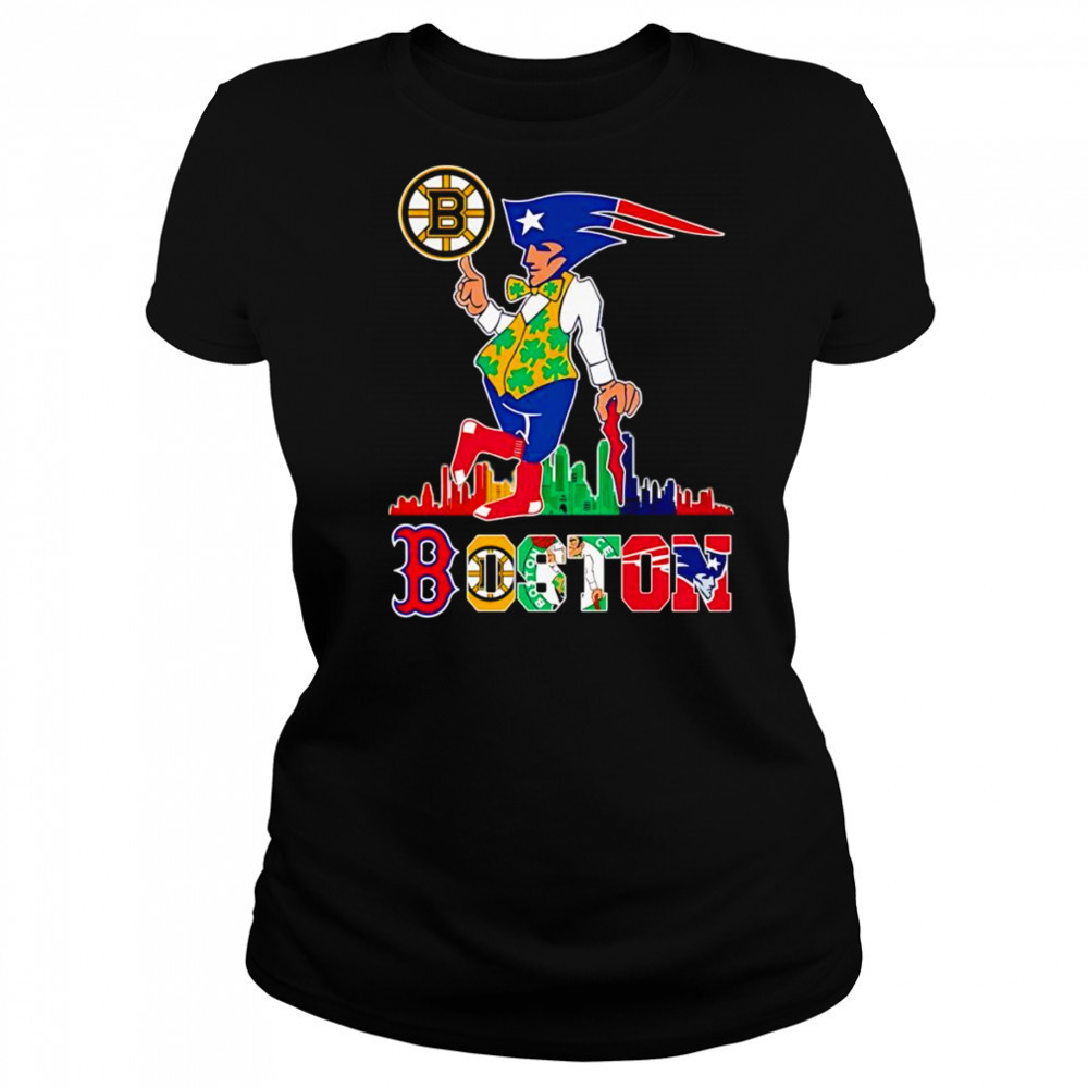 Boston sports team skyline shirt Women's T-shirt