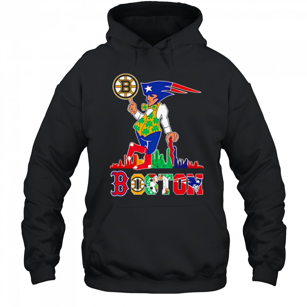 Boston sports team skyline shirt Hoodie