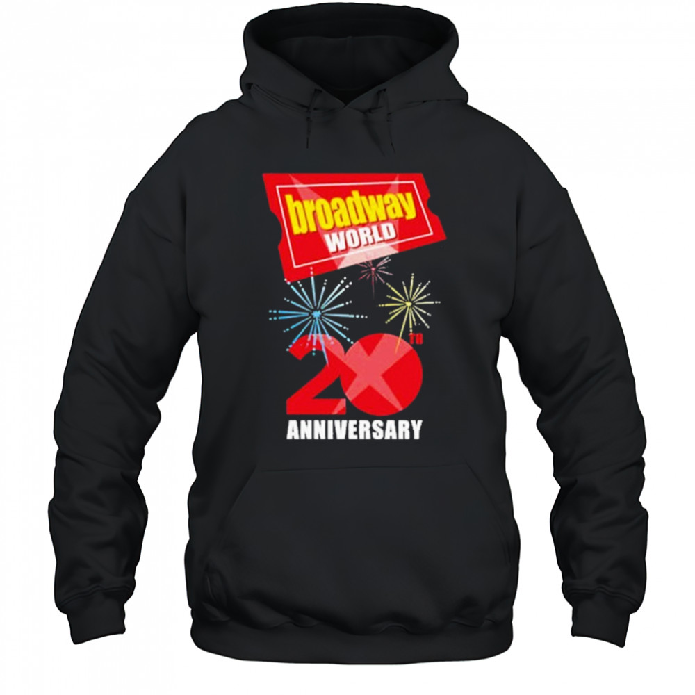 Broadway World 20th Anniversary Logo T-shirt Hoodie