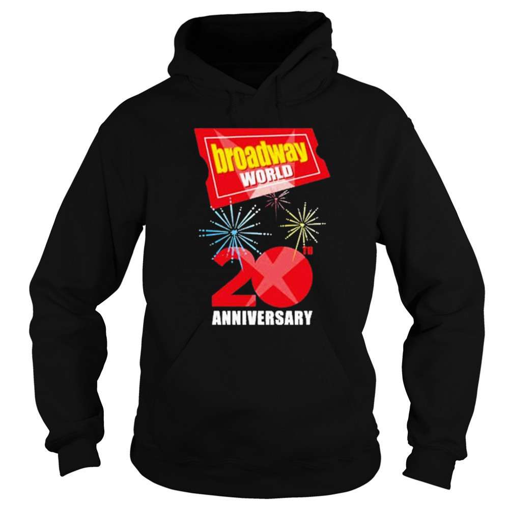 Broadway World 20th Anniversary Logo T-shirt Sweatshirt