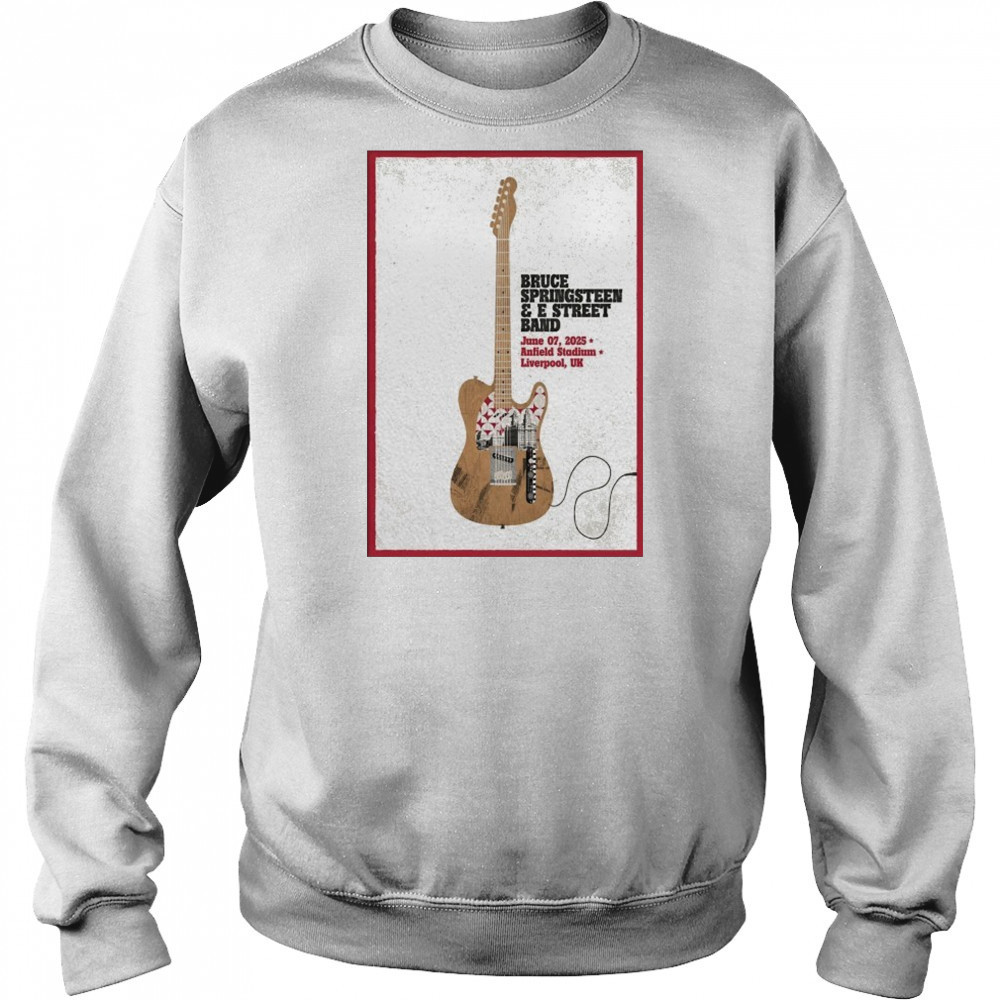 Bruce Springsteen In Liverpool UK On Jun 7 2025 Poster shrit Hoodie