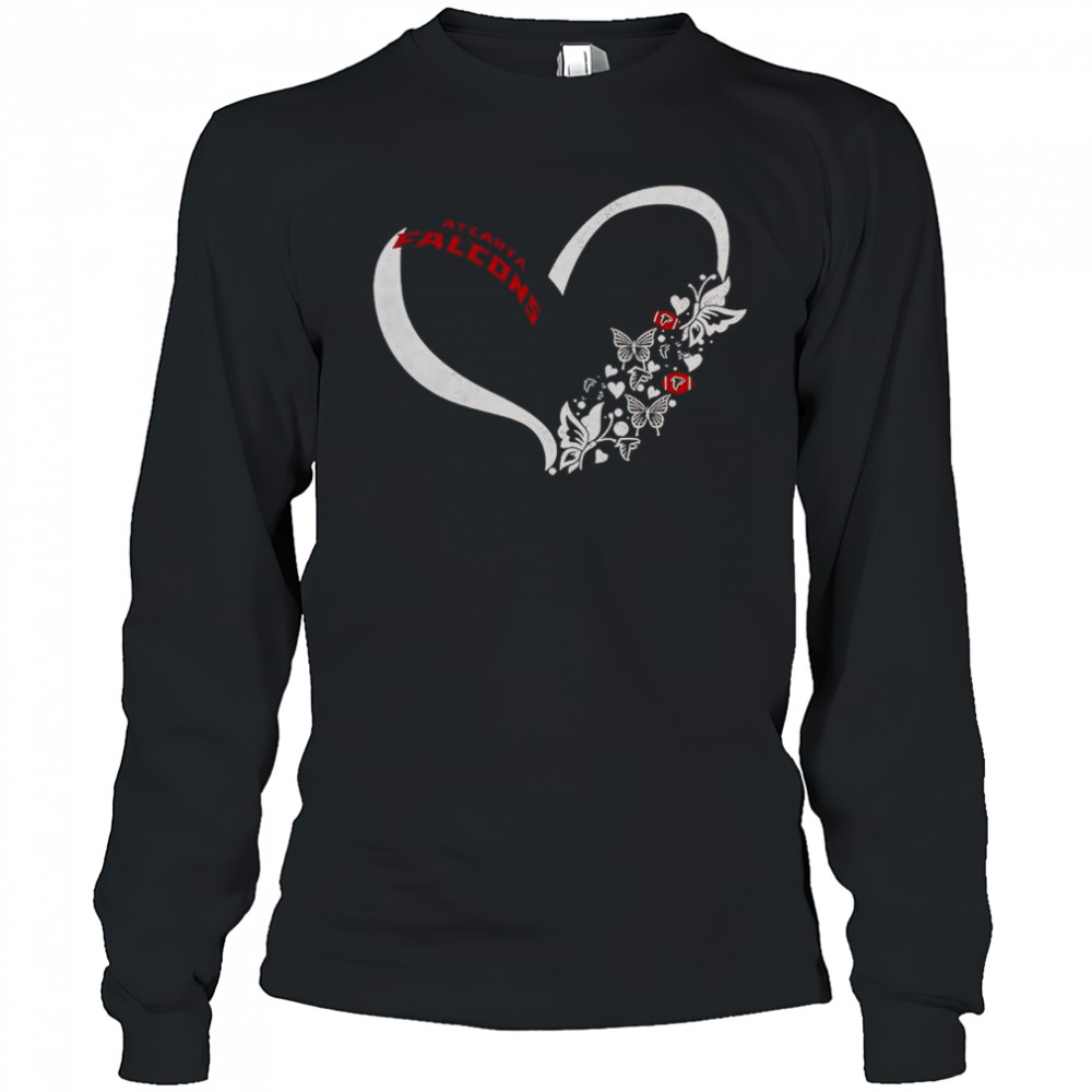 Butterflies In My Stomach Atlanta Falcons NFL T-Shirt Long Sleeved