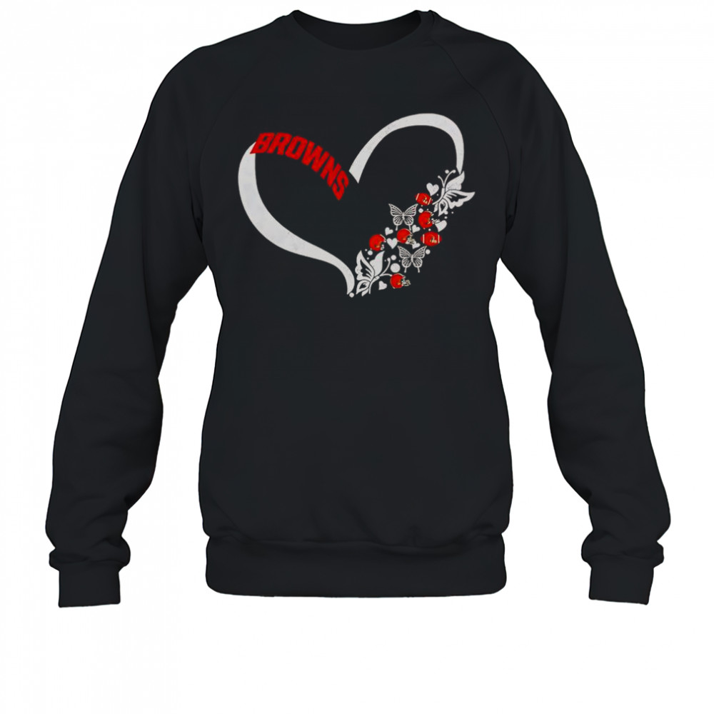 Butterflies In My Stomach Cleveland Browns NFL T-Shirt Sweatshirt