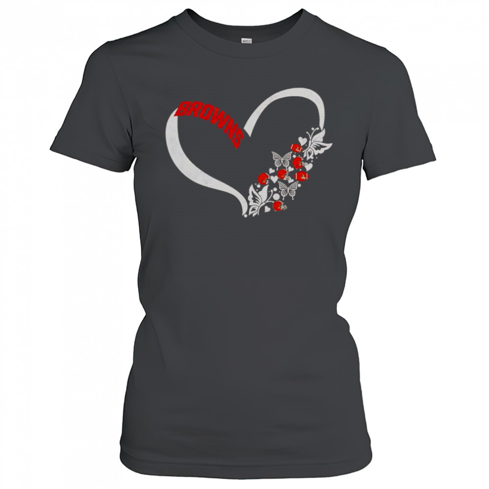 Butterflies In My Stomach Cleveland Browns NFL T-Shirt Women's T-shirt
