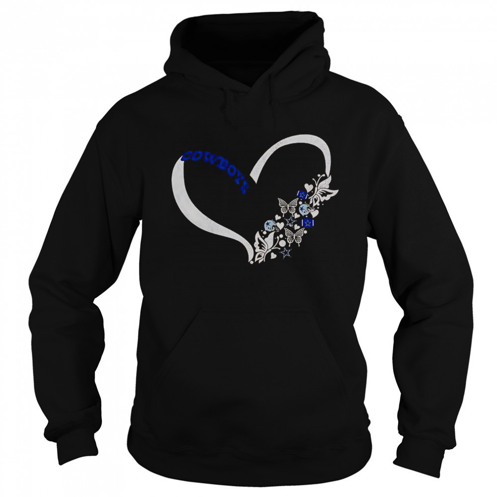 Butterflies In My Stomach Dallas Cowboys NFL T-Shirt Sweatshirt