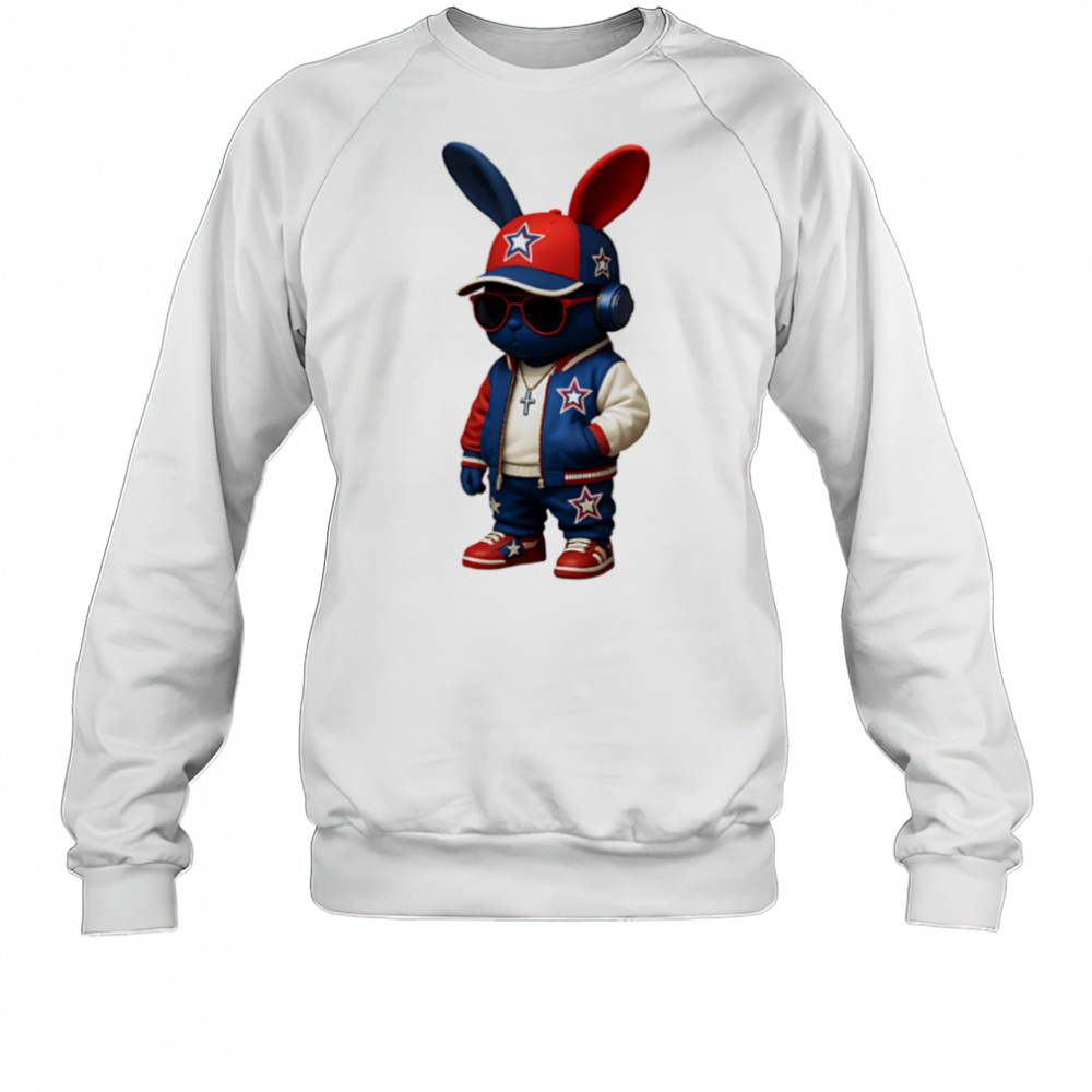 Chain Bunny Streetwear Style Hiphop shirt Sweatshirt