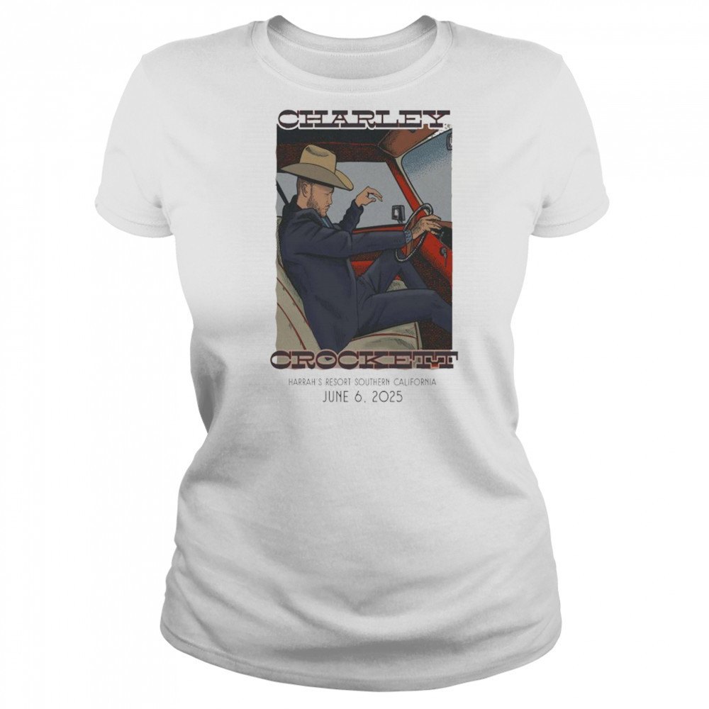 Charley Crockett 2025 Theatre UC Berkeley Car T-shirt Women's T-shirt
