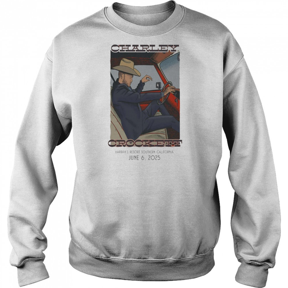 Charley Crockett 2025 Theatre UC Berkeley Car T-shirt Hoodie