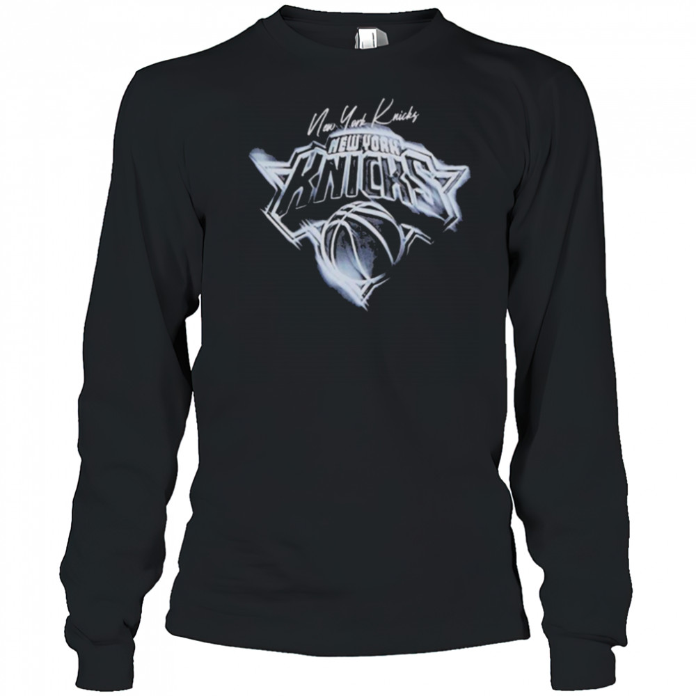 Chase B X NBA New York Knicks Logo 2025 T shirts Long Sleeved