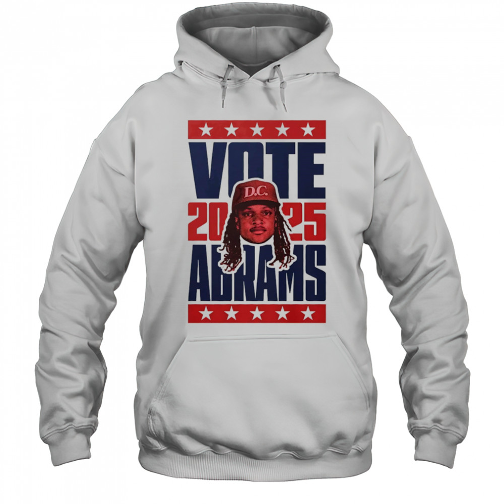 CJ Abrams 2025 Vote shirt Hoodie