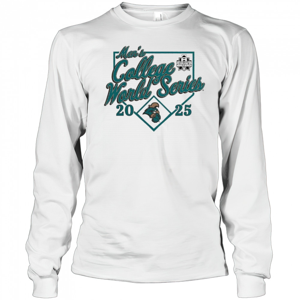 Coastal Carolina Chanticleers 2025 NCAA Baseball Men’s College World Series Bullpen Ace Shirt Long Sleeved