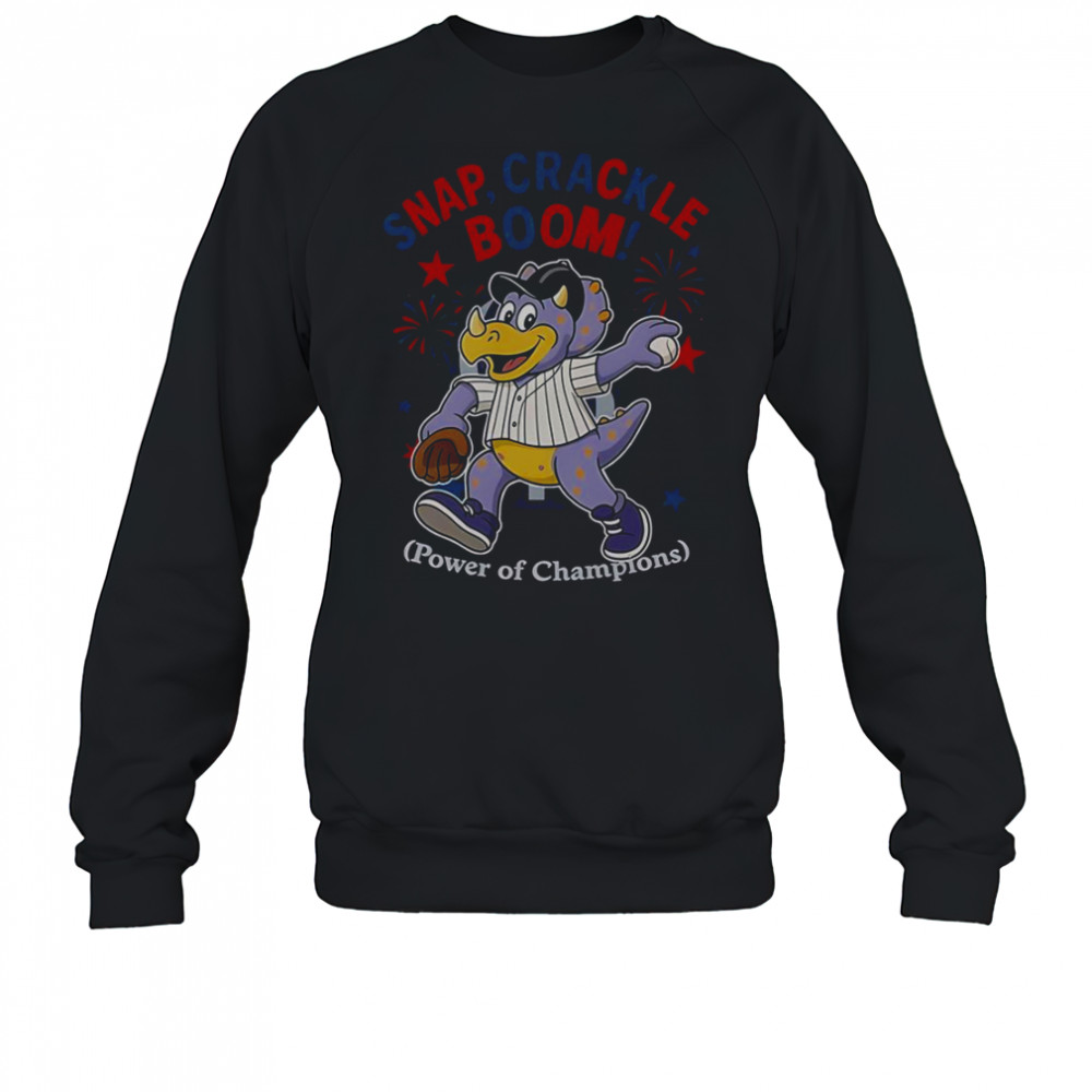 Colorado Rockies Snap Crackle Boom Power Of Champions Indepencence Day T-Shirt Sweatshirt