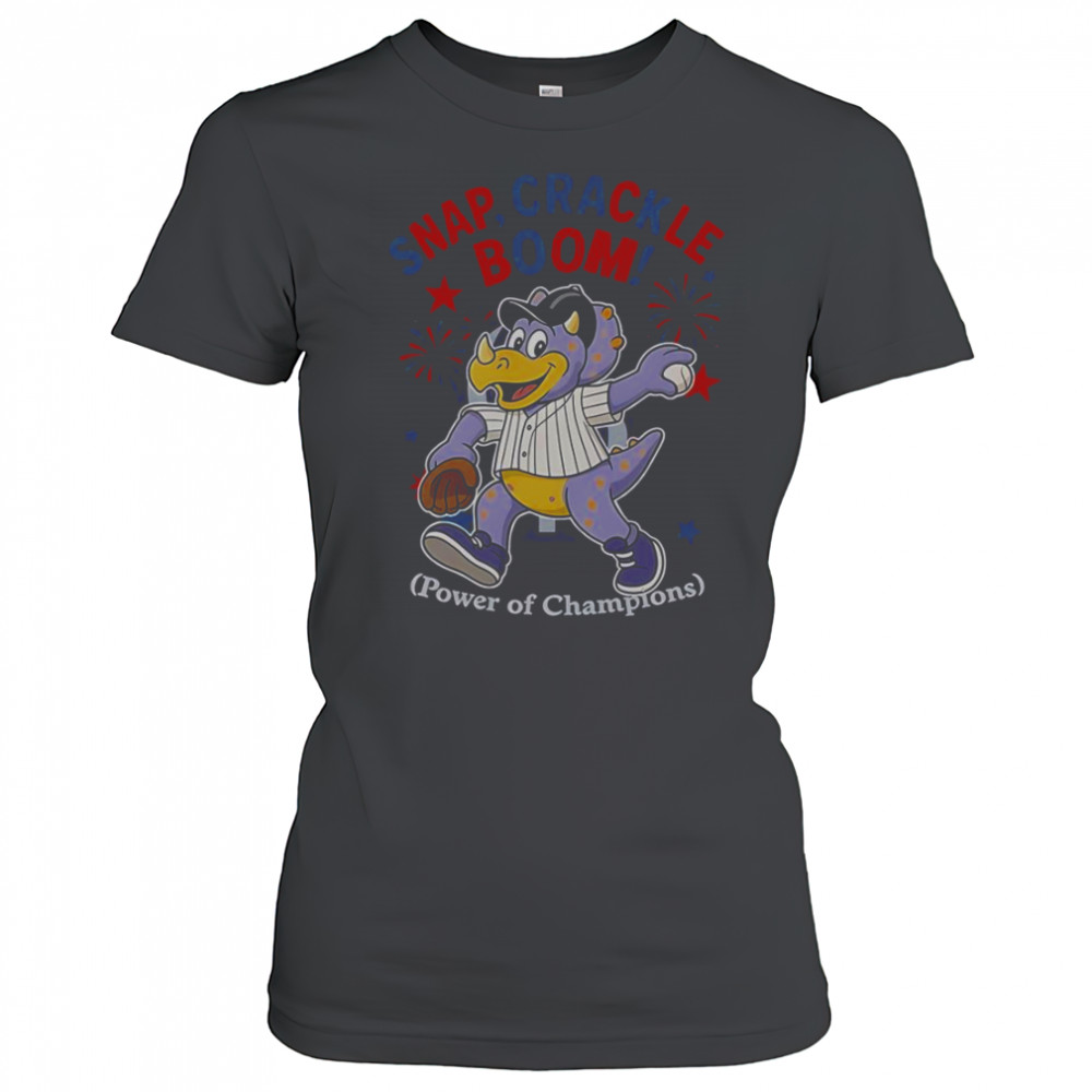 Colorado Rockies Snap Crackle Boom Power Of Champions Indepencence Day T-Shirt Women's T-shirt