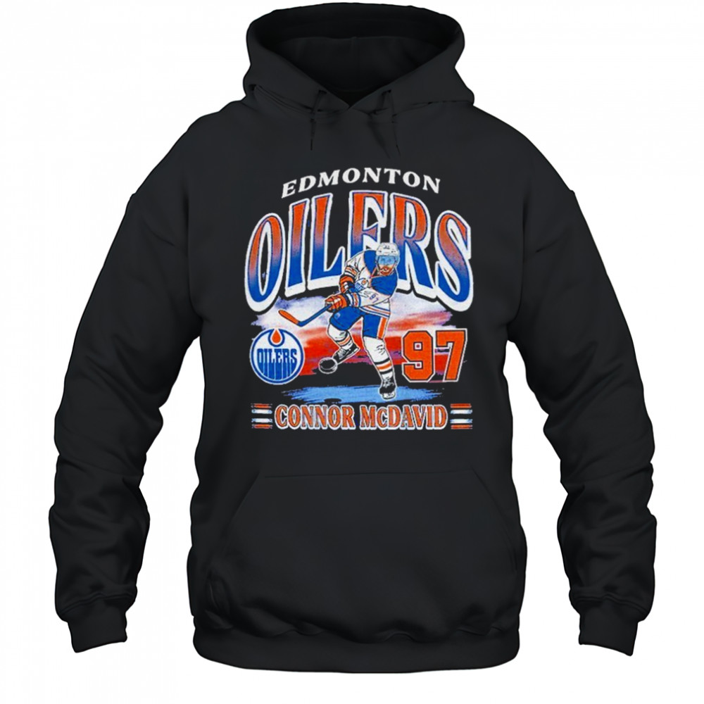 Connor McDavid Edmonton Oilers ’47 Franklin Player Name Number NHL shirt Hoodie