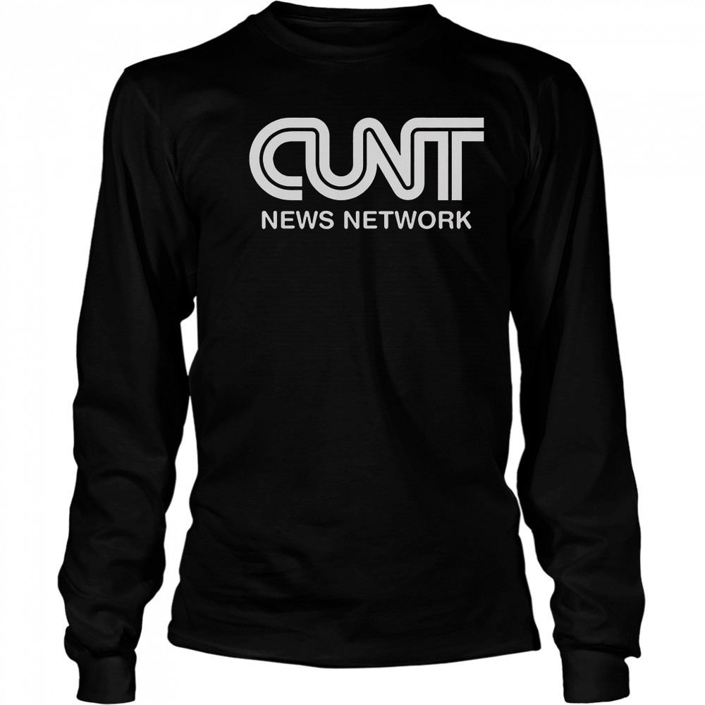 CUNT News Network T-Shirt Long Sleeved