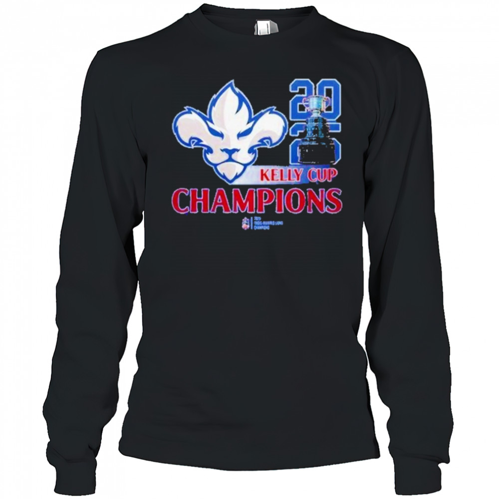 East Coast Hockey League Champions 2025 Trois-Rivieres Lions shirt Long Sleeved