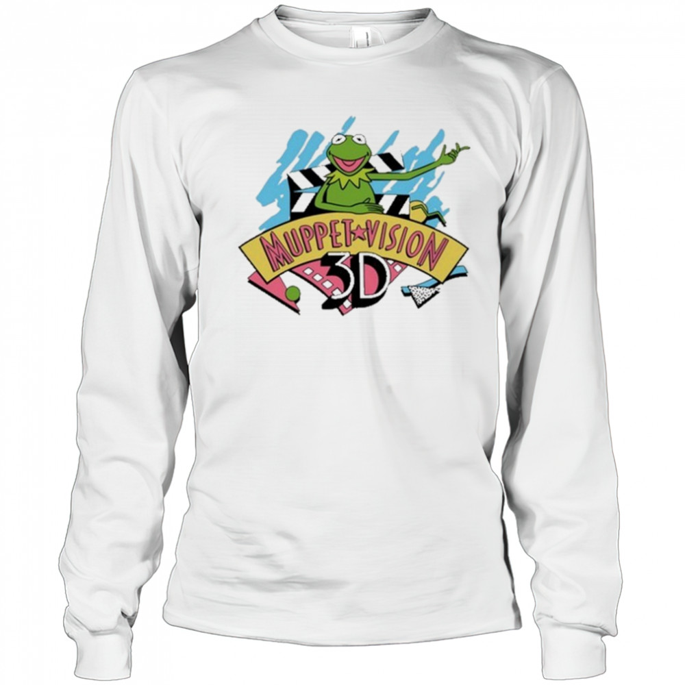 Frog The Kermit Muppet Vision 3D T-shirt Long Sleeved