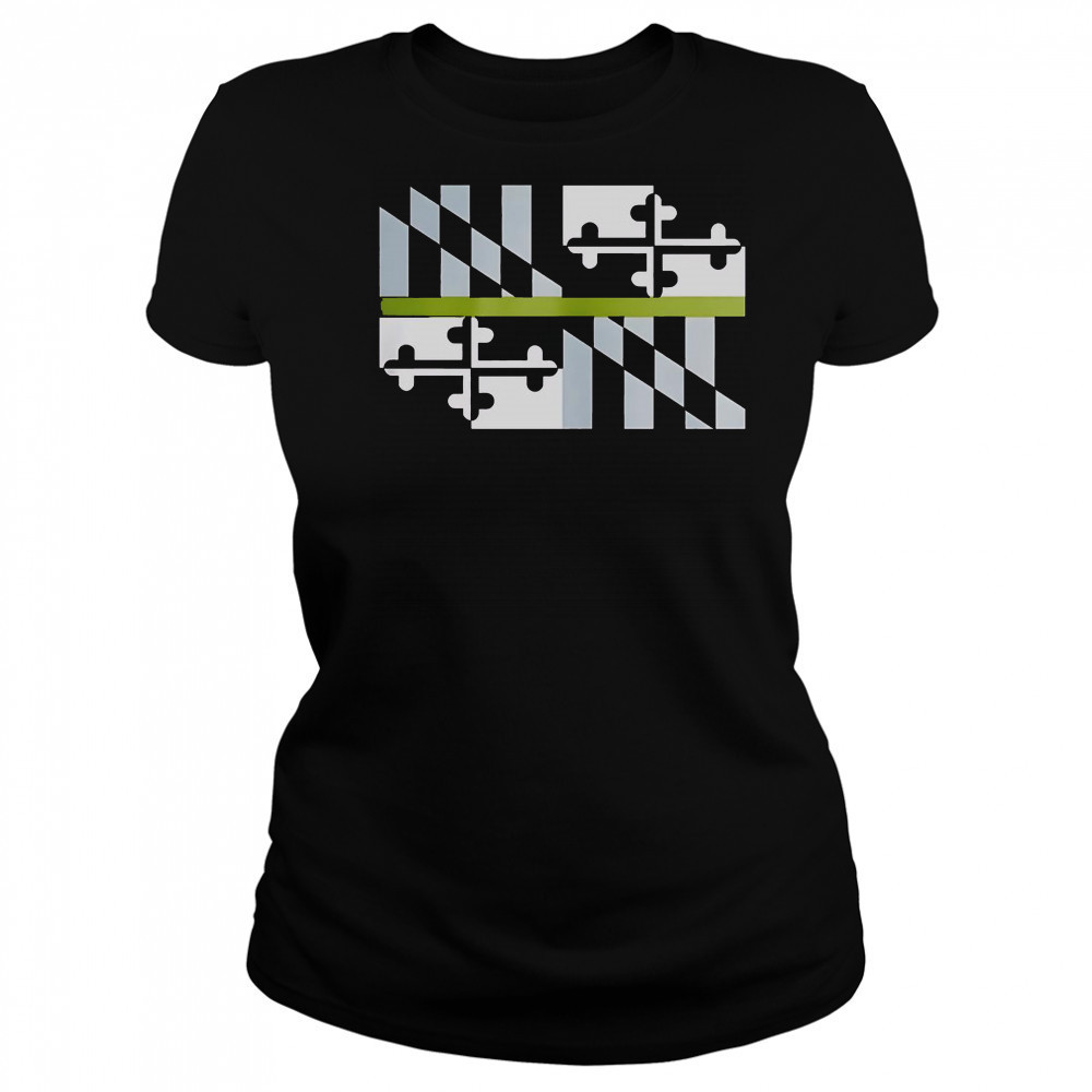 Good Green Line Maryland Flag T-Shirt Women's T-shirt