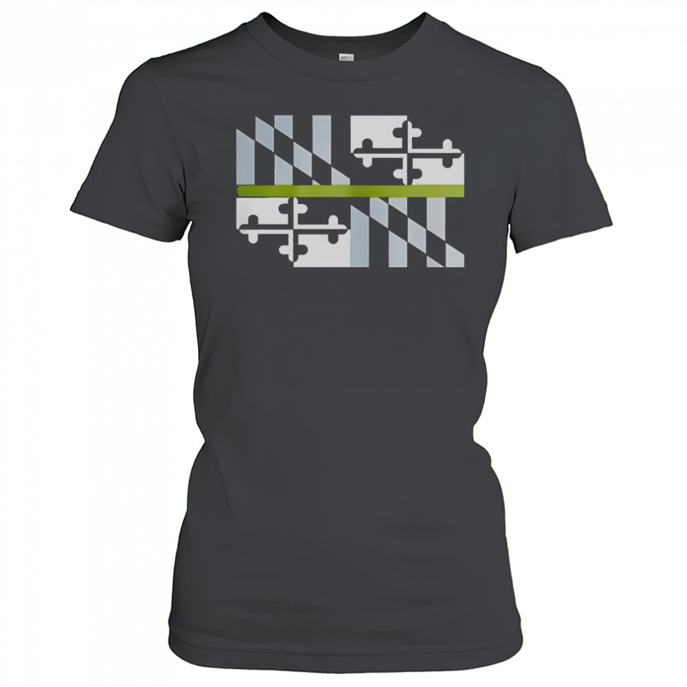 Good Green Line Maryland Flag T-Shirt Women's T-shirt