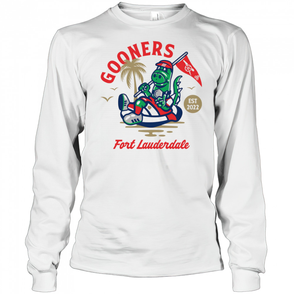 Gooners fort lauderdale mascot shirt Long Sleeved