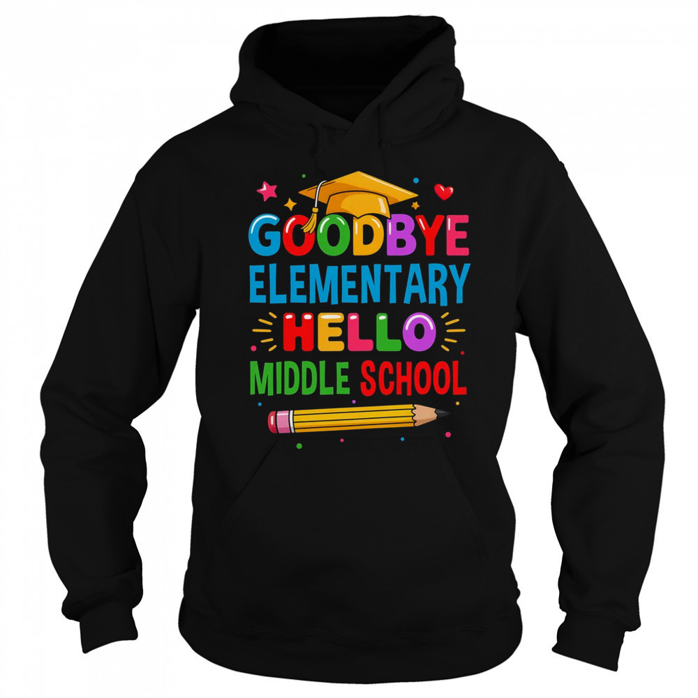 Graduation From Elementary To Middle School 2025 For Her Him shirt Sweatshirt