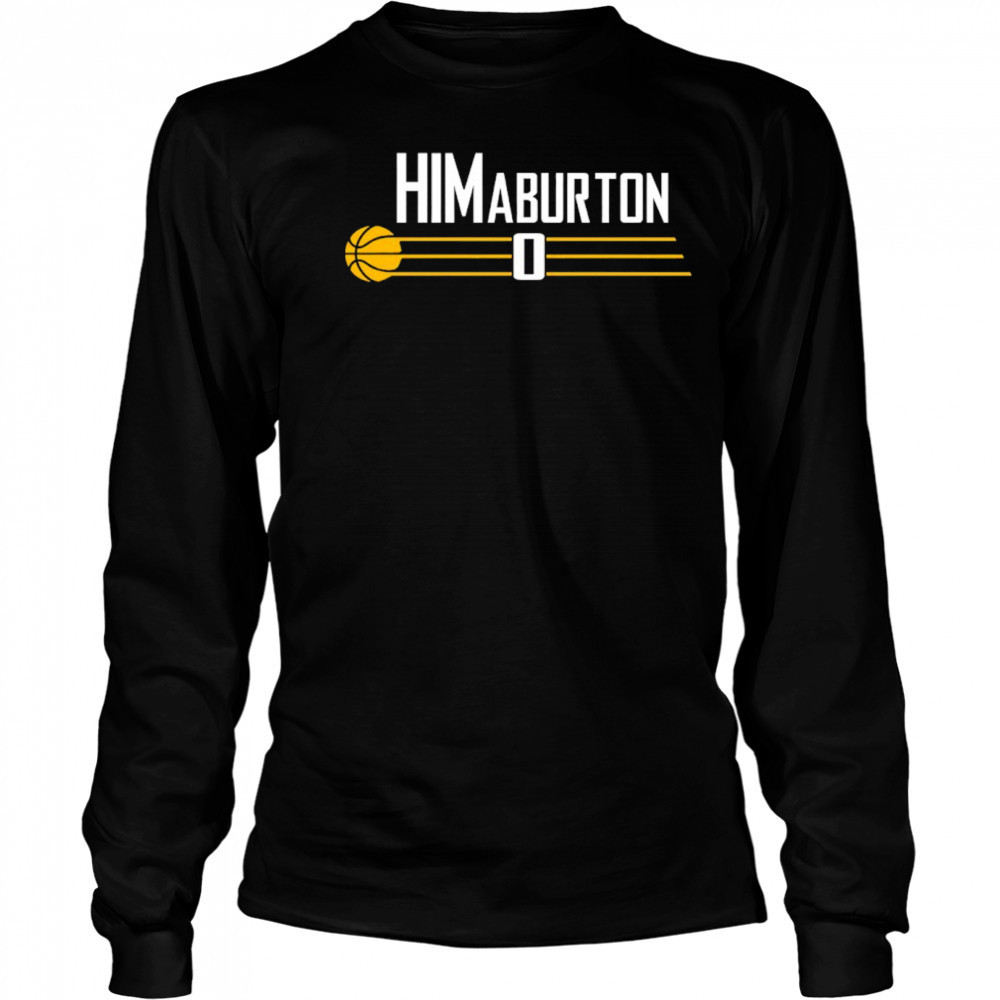 HIMaburton Tyrese Haliburton #0 Indiana Pacers Basketball shirt Long Sleeved