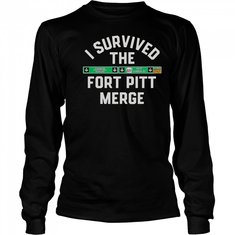 I Survived The Fort Pitt Merge T-Shirt Long Sleeved