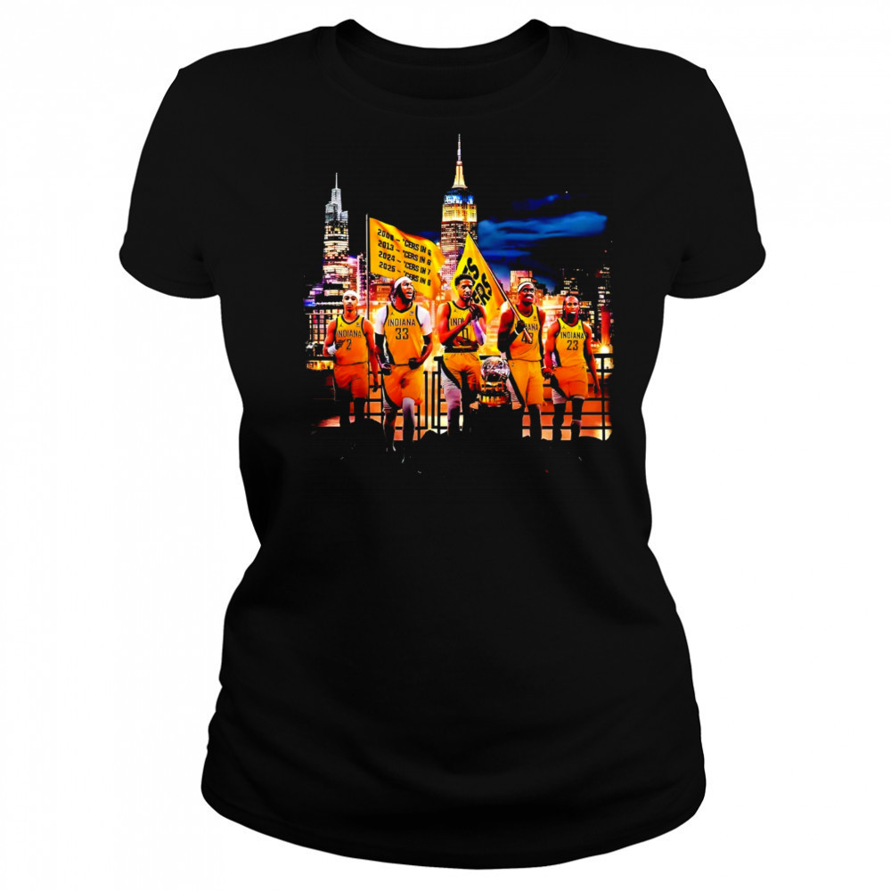 Indiana Pacers 2025 Finals Victory Parade skyline shirt Women's T-shirt