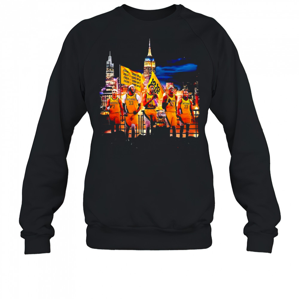 Indiana Pacers 2025 Finals Victory Parade skyline shirt Sweatshirt