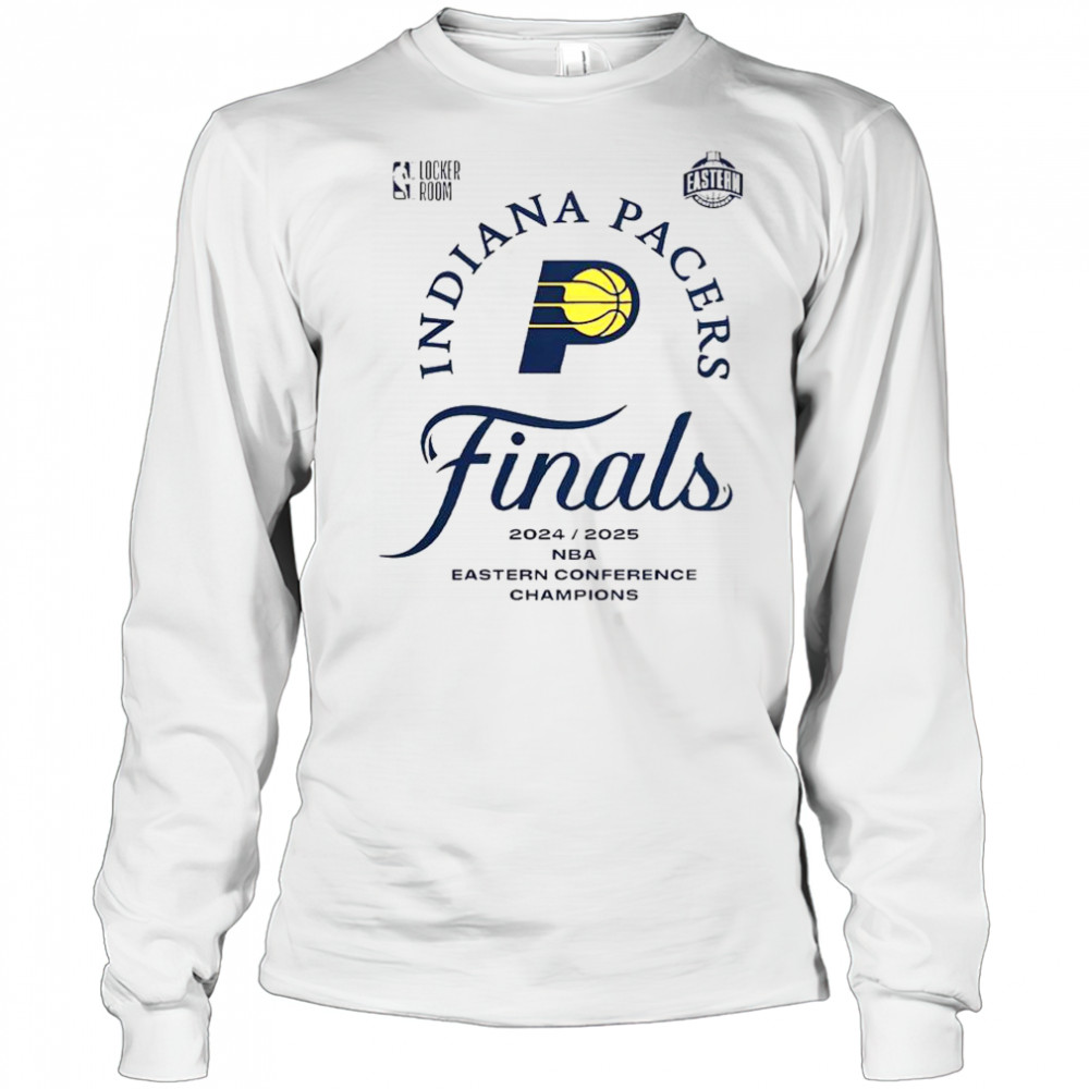 Indiana Pacers Named To 2025 Eastern Conference Champions NBA Playoffs T-Shirt Long Sleeved