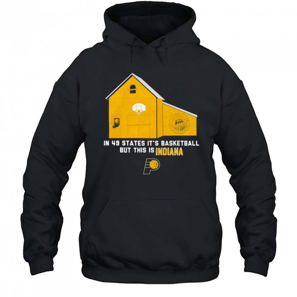 Indiana Pacers Stadium Essentials Unisex In 49 States T-Shirt Hoodie