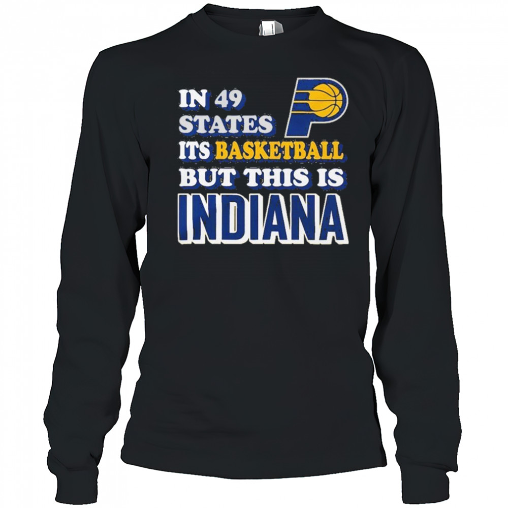 Indiana Pacers Stadium Essentials Unisex Local Oasis T-Shirt Long Sleeved