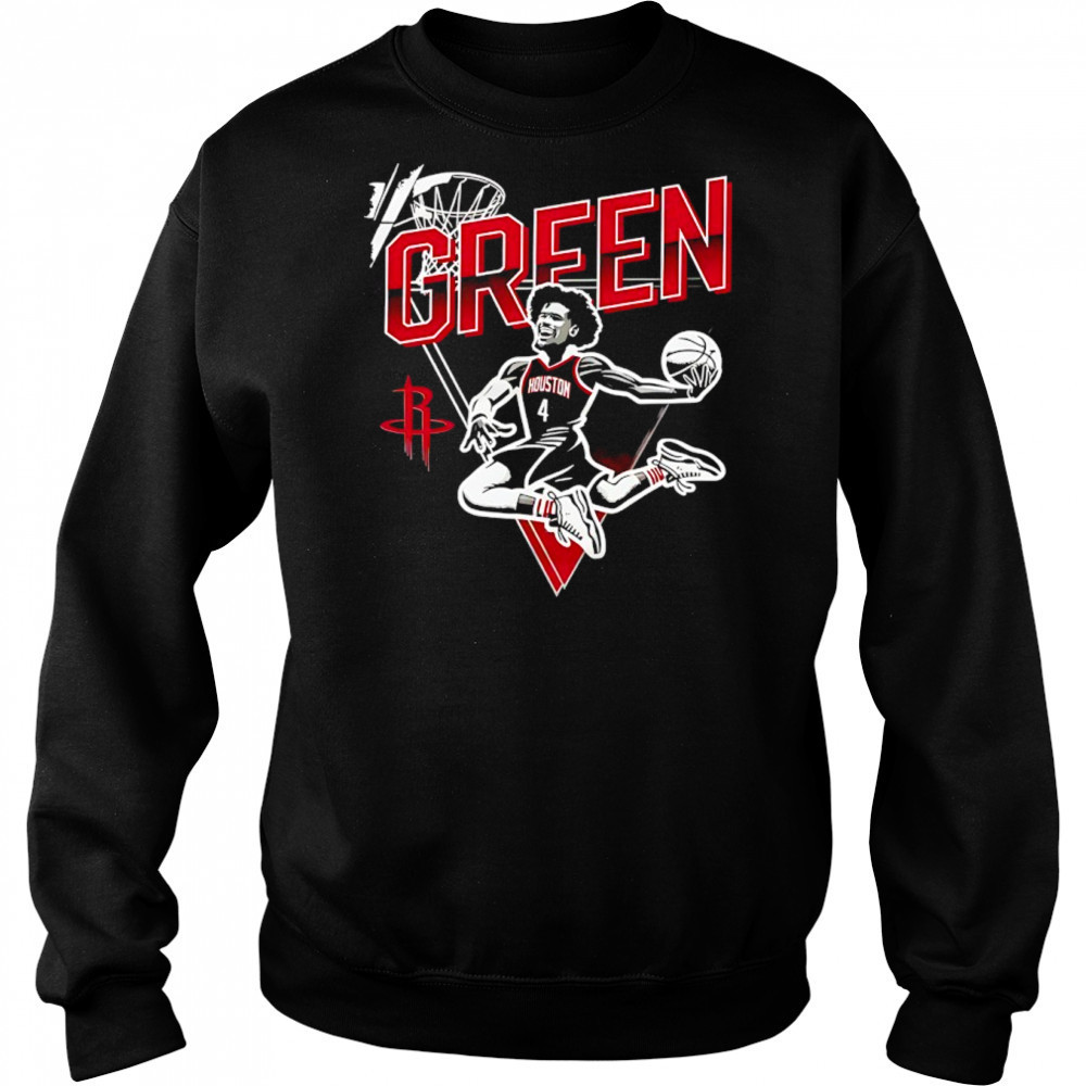 Jalen Green Houston Rockets Basketball art shirt Hoodie
