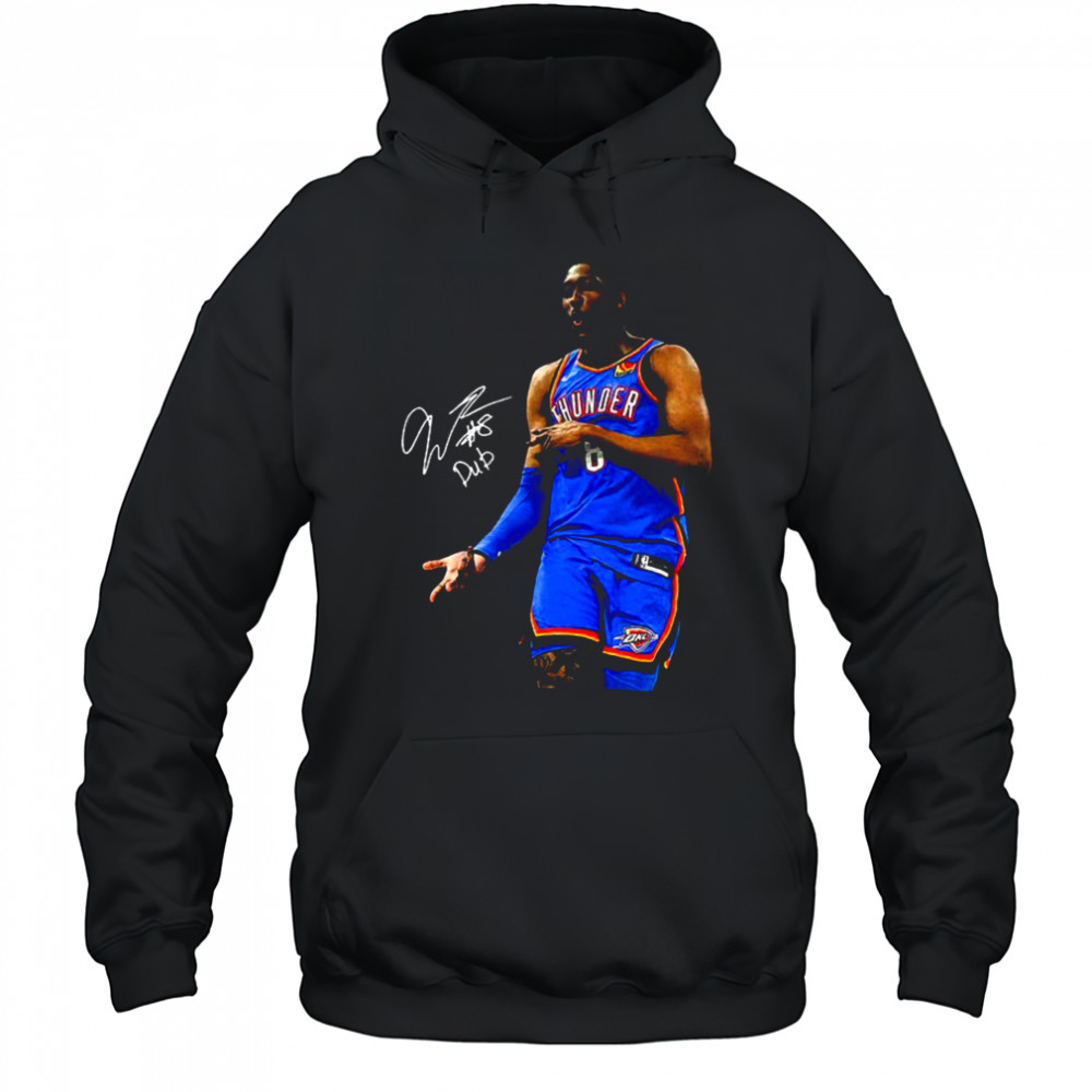 Jalen Williams Okc Thunder #8 Signature Shirt Hoodie